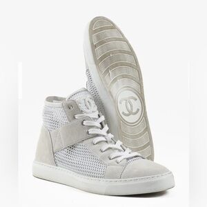 Authentic Chanel Interlocking C Mesh Sneakers